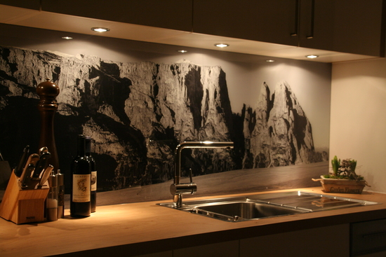 Küchenrückwand aus Glas/Fotoglas Küchenrückwand aus Glas/Fotoglas