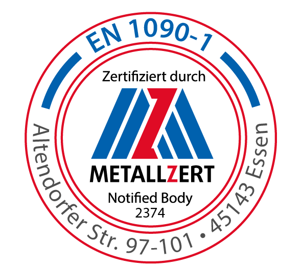 Zertifiziert nach DIN 1090-1